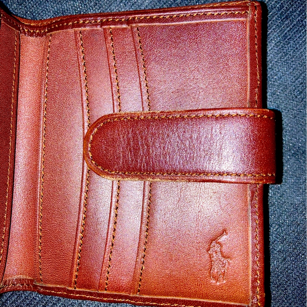 Vintage Ralph Lauren leather tartan wallet - Picture 4 of 6